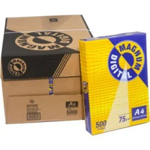 Papel Sulfite Magnum A4 75g - Caixa com 10 resmas - 5000 Folhas